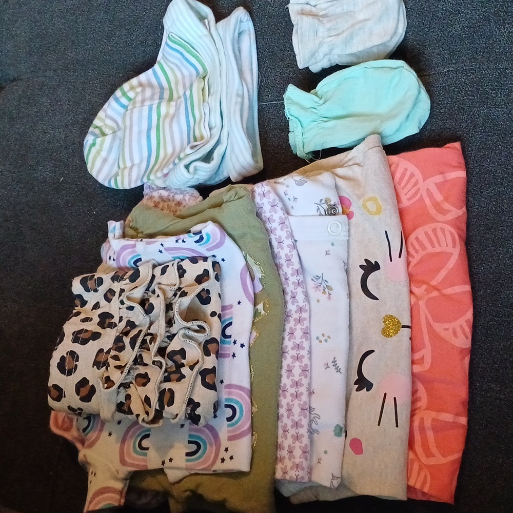 12 pieces 0 to 3 month